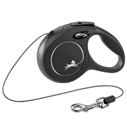 Flexi Classic Hundeleine Schwarz 3m Seilleine Größe XS bis 8kg - Image 6