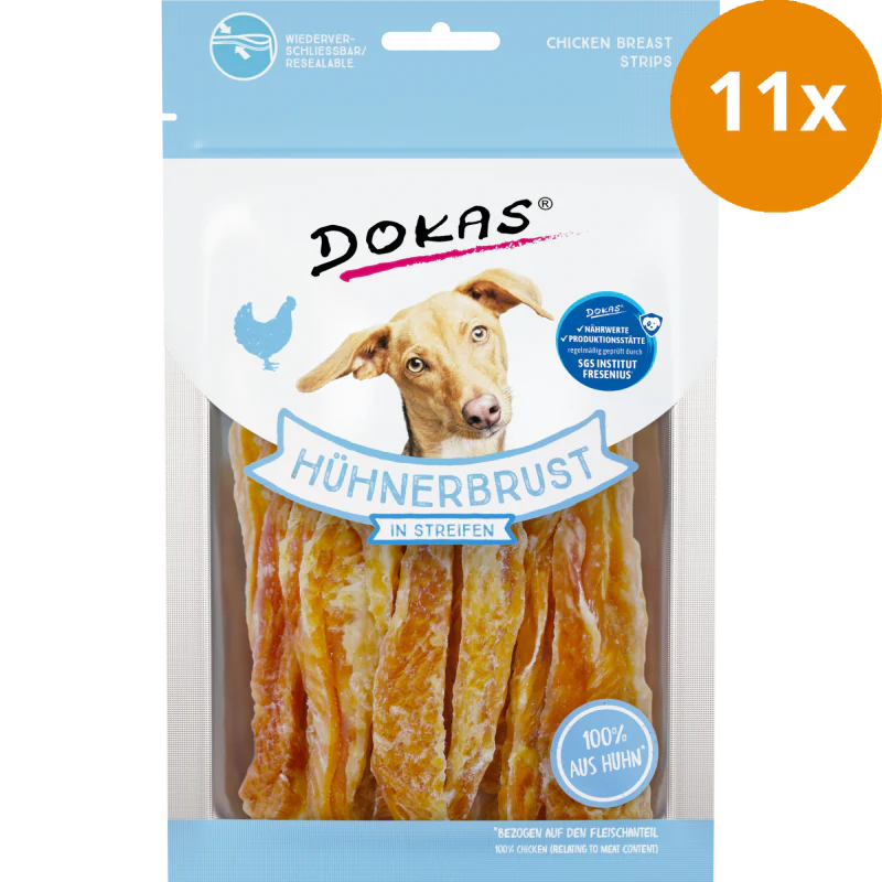 Dokas Hühnerbrust in Streifen 70 g - Bild 3