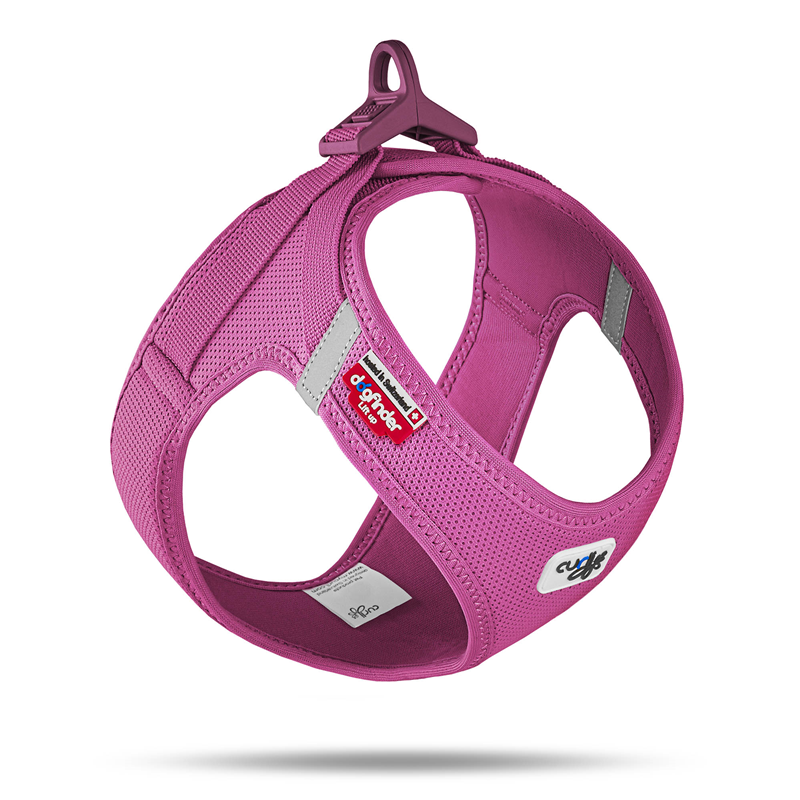 Curli Clasp Vest Geschirr Air-Mesh Fuchsia - Xs