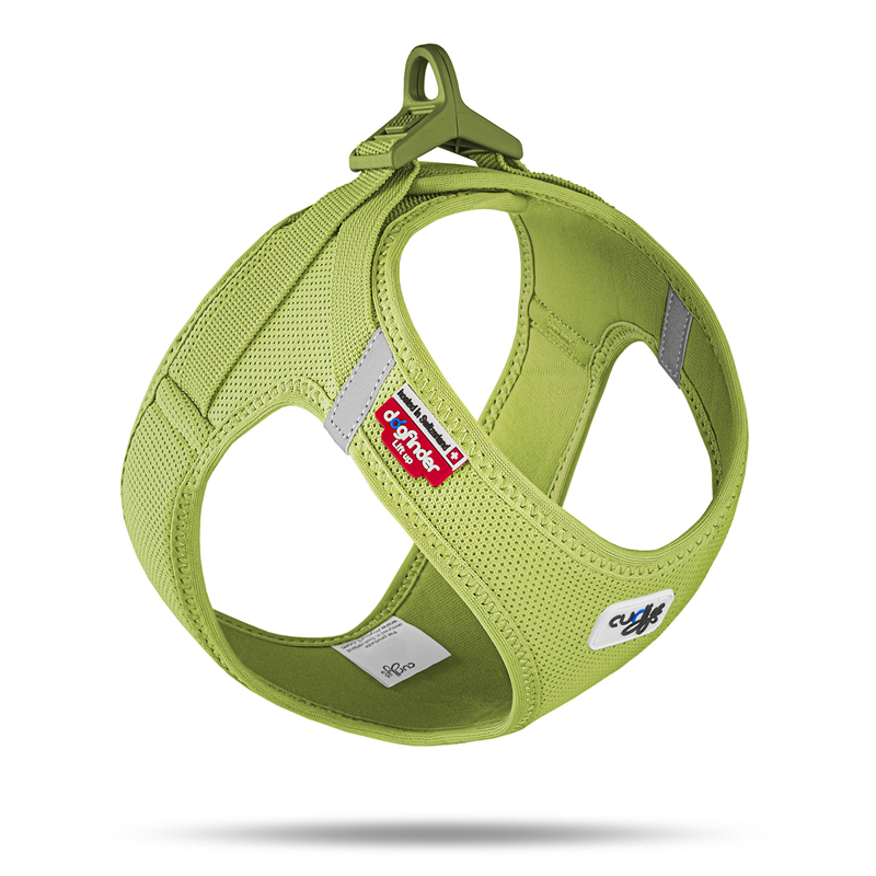 Curli Clasp Vest Geschirr Air-Mesh Lime - Xl