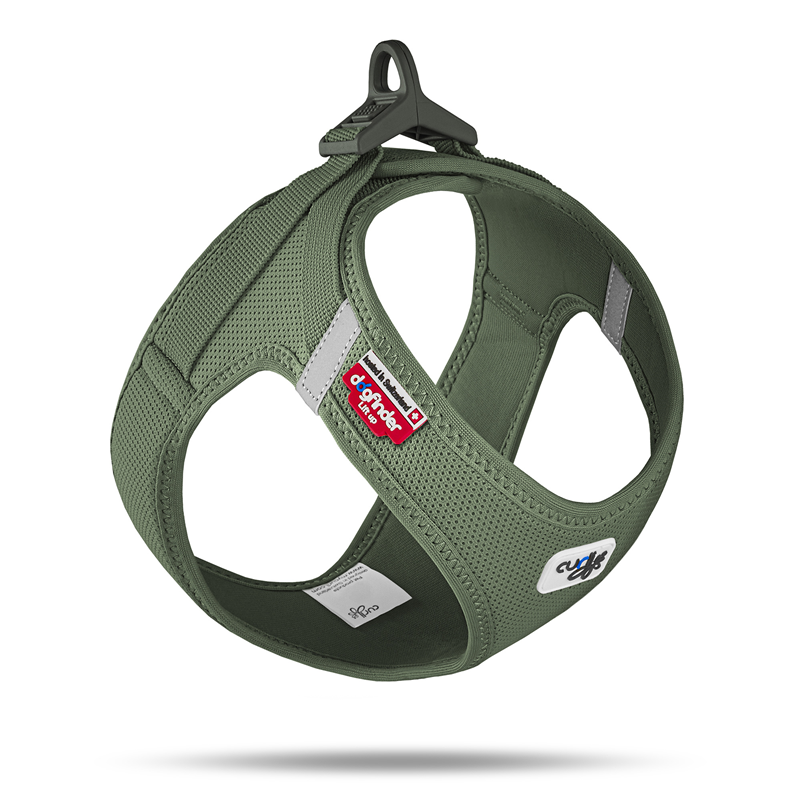 Curli Clasp Vest Geschirr Air-Mesh Moss - M
