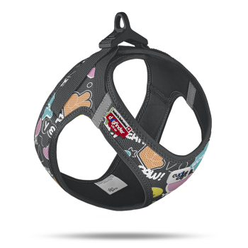 Curli Clasp Vest Geschirr SE25 Comic Black