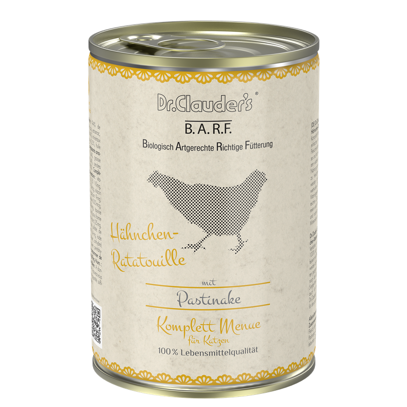 Dr. Clauder’s BARF Komplettmenü Hähnchen-Ratatouille  6 x 400g